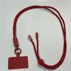 Nuevo cordón para teléfono móvil, cordón para el cuello, cuerda ajustable para colgar, anti-caída, anti-pérdida, llavero desmontable, cuerda de nylon de color