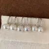 Estilo de Nicho, High-End, Brincos Minimalistas, Pequenos e Simples, Modernos e Versáteis, com Strass e Pérolas, Ganchos e Tarraxas