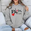Sudadera con Estampado de la Torre Eiffel de París para Mujer Transfronteriza Temu Wish Amazon