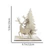 Decoración de mesa navideña, artesanías de madera, Papá Noel, muñeco de nieve, reno, fiesta navideña transfronteriza, decoración del hogar