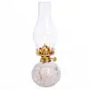 Lámpara de queroseno de cristal retro D555 decoración de sala de estar dormitorio ambiente luz nocturna iluminación de emergencia lámparas