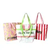 Bolsa de Tela Lixin RPET Transfronteriza Bolsa Tote No Tejida Laminada Personalizada Gran Capacidad Bolsa de Compras Publicitaria con Logo Imprimible
