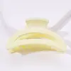 Pasador de Colores Transfronterizo Rectangular Mate con Pinza de Laca Fresco y Versátil Pinza para Flequillo Accesorios para el Cabello para Niños Cabello Semirecogido