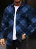 Nueva Chaqueta Casual Estampada para Hombre con Cuello, Estampado Digital 3D de Patrón Multicolor Personalizado para Primavera y Otoño