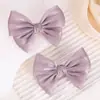 Europeu e Americano Cor Pura Novo Brilhante Terno Laço Jk Crianças Grampo de Cabelo Lolita Preppy Estilo Menina Acessórios de Cabelo 4708