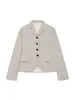 Ropa de Mujer Transfronteriza 2026 Nuevo Estilo Europeo y Americano Moda Versátil Casual Simple Solapa Manga Larga Un Botón Blazer