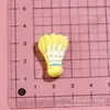 Raquetas de Tenis de Color Caramelo Simuladas, Accesorios de Resina para Bádminton, Pegamento de Crema para Manualidades, Fundas para Teléfono, Pasadores y Materiales para Joyería