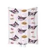 Manta Linda de Dibujos Animados Sanrio para Exportación Transfronteriza Tipo Manta de Franela Estampada Manta para Cuatro Estaciones y Descanso para el Almuerzo con Aire Acondicionado