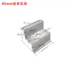 Acessórios para Sistema de Montagem Fotovoltaica Solar Porca Borboleta de Plástico Grampo Central de Liga de Alumínio para Painel Solar Grampo Lateral Clipe de Fixação Conjunto Completo