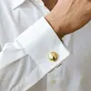 Accesorios para Gemelos DIY Cierre de Tortuga Superficie Lisa Cubierta de Caja Botones de Puño Joyería Hecha a Mano Botones Decorativos para Cuello de Camisa