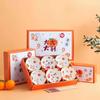 Juego de Plato y Tazón de Porcelana Azul y Blanco Caja de Regalo Apertura de Regalo Mayoreo
