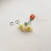 Al por mayor En stock 6 mm Ágata Cuentas Espaciadoras Colgante Pulsera DIY Accesorios Hechos a Mano con Pulsera de Cuentas Borla Pequeña Flor de Osmanthus Vaina de Loto