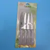 Cuchillo de Fruta de Acero Inoxidable Transparente con Hoyuelos Hogareño Portátil Compacto Cuchillo Pelador Cuchillo de Cocina Cuchillo Pelador de Frutas