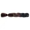 Peluca de Fibra Sintética Africana Trenza Grande de Fibra de Alta Temperatura para Mujer, Cabello Trenzado de un Solo Color, Rastas, Se Puede Ondular y Teñir