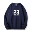 Otoño e Invierno Nuevo Diseño Americano de Nicho con Estampado Digital Moda Versátil Ropa Exterior Casual Estilo Deportivo Sudadera Holgada para Mujer