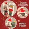 Broche de Peluche de Santa Claus Insignia Ambiente Festivo Accesorios a Juego Árbol de Navidad Muñeco de Nieve Pin Lindo