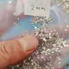Atacado do Fabricante Joias de Diamante para Nail Art K9 Diamantes Grandes Acessórios para Unhas Joias DIY Misturadas Prata Branco Fundo Plano Joias Adesivos de Diamante