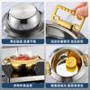 Olla caliente pequeña de acero inoxidable 304 con boca invertida lateral grande, comercial, mini olla caliente pequeña, cocina de inducción, estufa de gas universal