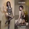 Pavilhão do Amor Noturno Lingerie Sexy Meia-corpo Tentação Suspensórios Femininos Meias Sexy Transparentes Abertas Dropshipping 5030
