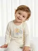 Conjunto de pijama de seda fresca para el Día del Niño de verano para hombres, mujeres y niños, tallas 80-140, ropa para el hogar con aire acondicionado, prenda interior de capa única