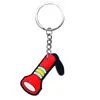 Chaveiro Temático de Bombeiro, Pingente em Formato de Bombeiro de Desenho Animado, Pequeno Presente Criativo para Decoração de Mochila de Estudante