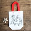 Bolsa de Grafitis No Tejida Bolsa de Clasificación de Basura DIY Material para Bolso de Mano de Producción Pintado a Mano para Niños