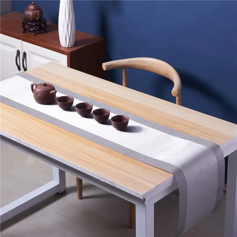 银色桌旗