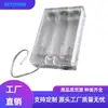 Caixa de Bateria AA de Três Células 4,5V com Tampa e Interruptor, Porta-Bateria AA Transparente, Venda Direta do Fabricante