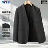 Chaqueta de Traje Nueva para Hombre 2026 para Primavera y Otoño, Ropa Formal para Padres de Mediana Edad y Mayores, Blazer Casual Versátil