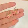 Aretes de Flor de Perla para Mujer, Pendientes Largos con Borlas Elegantes y Sofisticados, Aretes de Stud Estilo Bosque Exquisitos y con Estilo, Accesorios de Oreja de Moda