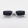 Gafas de sol de personalidad retro europeas y americanas, cara pequeña negra para mujer, protección solar, sentido avanzado, caja ins, chica popular, gafas de sol de calle-