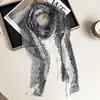 Nuevo Pañuelo de Seda con Impresión de Alta Gama, Diadema Coreana Simple de Puntos Relajada y Multiusos, Estampado de Leopardo, Procesamiento de Cinta Dulce y Fresco y Personalización