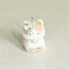 Accesorios de Gatito Estéreo Flotados de Venta Caliente con Colgante de Ojo de Oveja de Resina Accesorios DIY Colgante para Funda de Teléfono Móvil Material para Venta al por Mayor