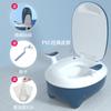 Cojín de asiento de inodoro portátil para bebés y niños, asiento de inodoro urinario orinal para niños con respaldo, asiento de inodoro de banco pequeño