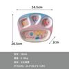 Fábrica Wanshan Vajilla de Melamina Grado Alimenticio A5 Platos para Comer de Niños Tazón para Comer Anticaídas de Bebé Logo de Regalo
