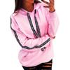 Sudadera de vellón para mujer de talla grande europea y americana transfronteriza 2022 Invierno Nueva Amazon Holgada Slim Letra Cinta con forro de vellón Mujer