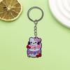 Llavero creativo de la serie Hello Kitty de AliExpress. Pequeño regalo. Llavero de coche de moda.