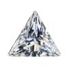 Huagang Gema Triángulo Ángulo Recto Color Blanco Zircón Piedra Nuda Triángulo Recto Sintético CZ Piedra Hao Imitación Diamante