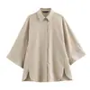 Estilo Europeo Transfronterizo Z 2026 Nueva Moda Elegante Ropa para Mujer al por Mayor Camisa Casual de Manga Ancha Pantalones de Pierna Ancha 4387076
