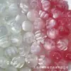 Urso Resinado com Cabeça de Gato e Patas de Gato que Mudam de Cor com Luz UV, Pulseira com Contas Espaçadoras para Celular, Acessórios para Corrente de Celular DIY Feita à Mão