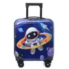 Nueva Maleta Infantil de Dibujos Animados de 18 pulgadas Estuche con Ruedas de Animales Tridimensionales 3D Estuche Lindo para Abordar Caja de Regalo Venta al por Mayor