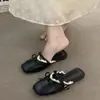 Primer Encuentro con las Mules de Verano Estilo Hada con Cordones para Mujer, Adecuadas para Uso en Exteriores, Zapatos Medios Deslizables de Verano 2026