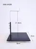 Suporte para Escultura de Corpo Humano, Suporte Ajustável para Escultura em Argila de Animais, Faca de Bambu, Modelo de Esqueleto Feito à Mão, Mesa Giratória para Escultura em Argila Cerâmica com Fio Incluído
