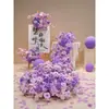 Decoración de cumpleaños flores de cascada, flores artificiales, flores de mesa, decoraciones para escaparates de hoteles interiores, arreglos de boda de alta gama