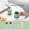 Palacio de la Creación Cultural de la Ciudad Prohibida Estilo Viajero Kung Fu Juego de Té traje Una Tetera Tres Tazas Portátil Taza Exprés Negocios Cumpleaños Graduación