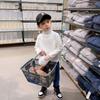 [en stock Suéter para Niños y Niñas Otoño e Invierno Camisa Base Interior Color Sólido Imitación de Visón Cuello Alto Una Pieza Terciopelo Cálido Tejido