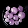 Amazon Lepidolita Púrpura Natural Cuentas Redondas Cuentas Sueltas Pulsera DIY Semi-Terminada Pulsera de Cristal Pulsera Multigem Pieza Única