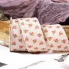 Diadema Accesorios para el Cabello Joyería Cinta Wrap Floral Pequeño de Doble Cara Ramo de Flores de Cinta Caja de Regalo Cinta para Bodas