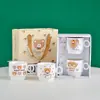 Taza de Cerámica Taza Doble Caja de Regalo Juego de Tazas de Café Souvenir Promoción de Negocios Regalo para Evento de Inauguración Taza de Agua