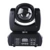 Lâmpada de cabeça giratória de aço pequena 100w, lâmpada de feixe LED, lâmpada de padrão para bar KTV, lâmpada de atmosfera giratória com controle de voz, iluminação de palco